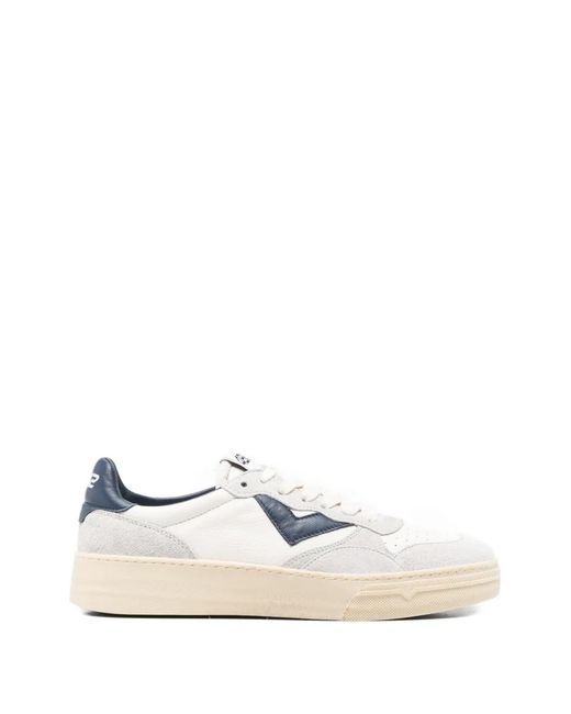4b12 White Hyper Panelled Sneakers for men