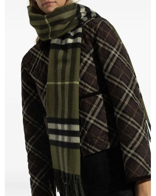 Sciarpa Con Frange di Burberry in Black