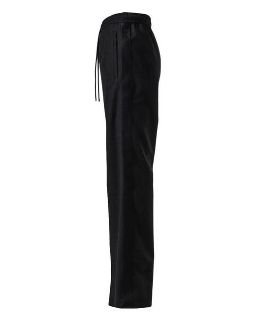 Loewe Black Drawstring Track Pants for men