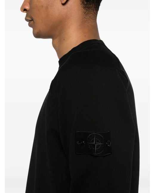 Stone Island Black Felpa for men