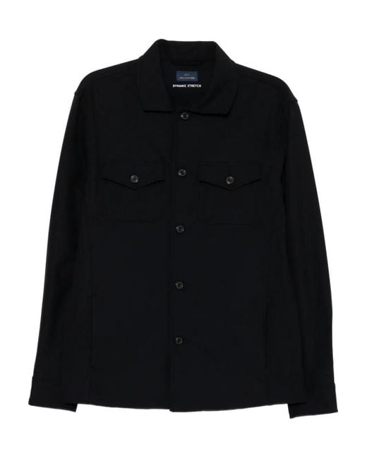 Paul & Shark Black Dynamic Stretch Jacket for men