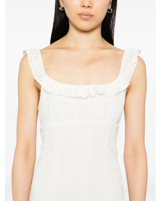Reformation White Nora Dress