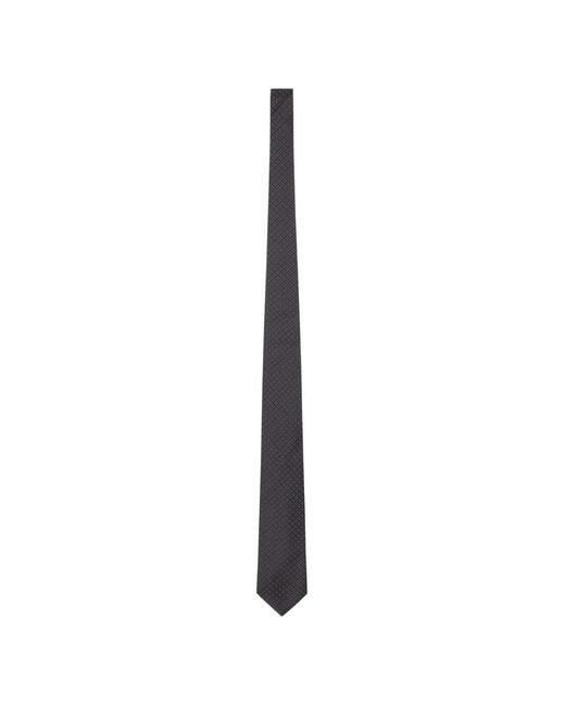 Lardini White Polka-Dot Silk Tie for men