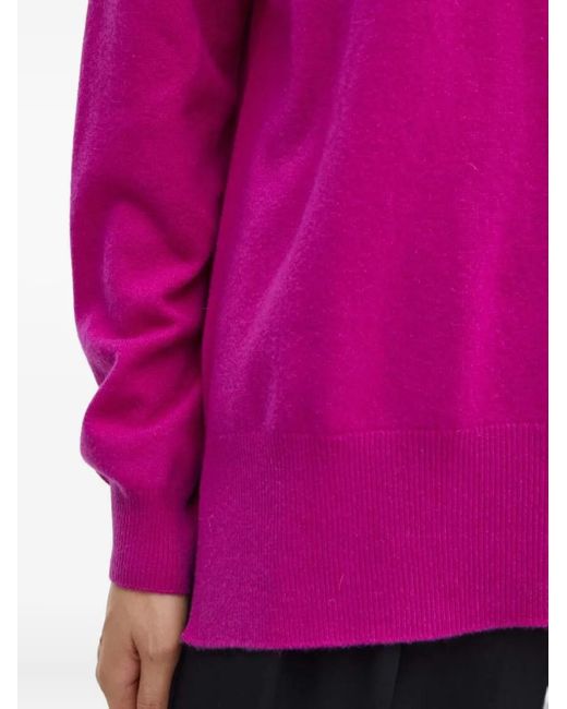 Liviana Conti Pink Crew-Neck Sweater