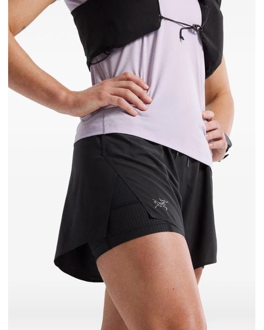 Arc'teryx Black Norvan 2-In-1 Shorts