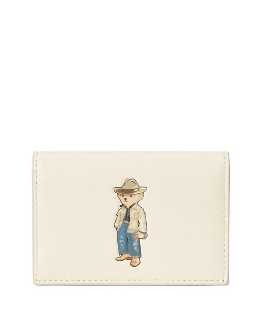 Polo Ralph Lauren Natural Logo-Detail Cardholder