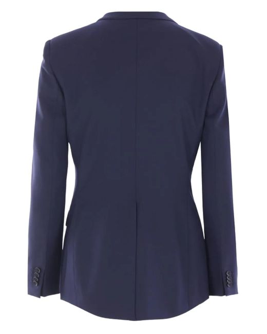 Tagliatore Blue Double-Breasted Wool Jacket