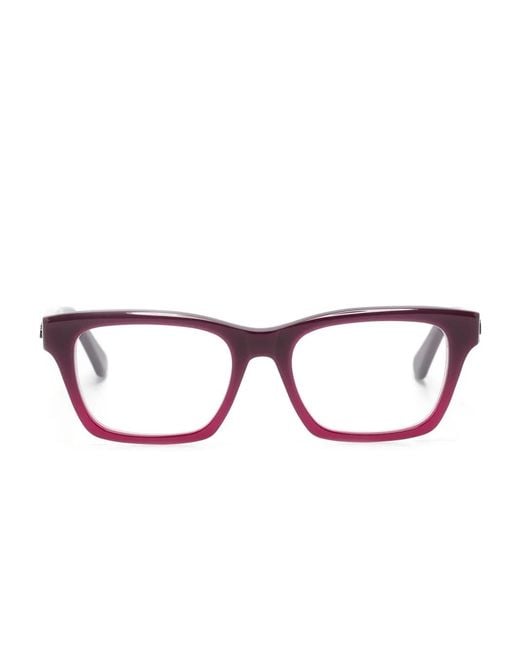 Chloé Multicolor Rectangle-Frame Glasses
