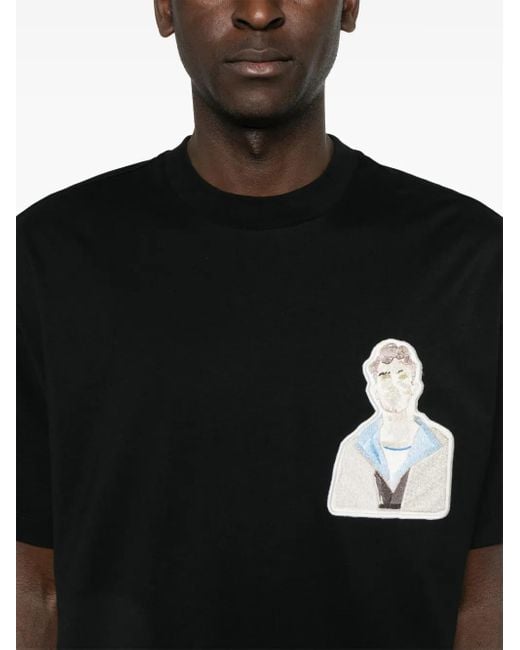 Camiseta Sailor MSGM de hombre de color Black