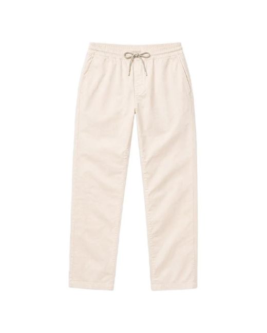 Mason's White Drawstring-Waistband Trousers for men