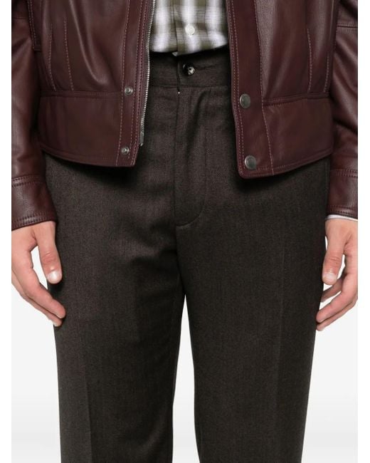 Pantalones con cinturilla elástica Kiton de hombre de color Gray