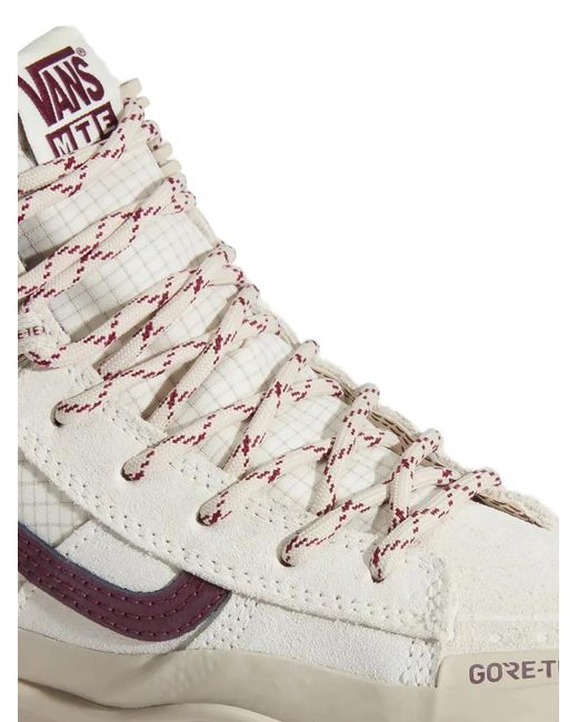 Vans White Sk8-Hi Sneakers