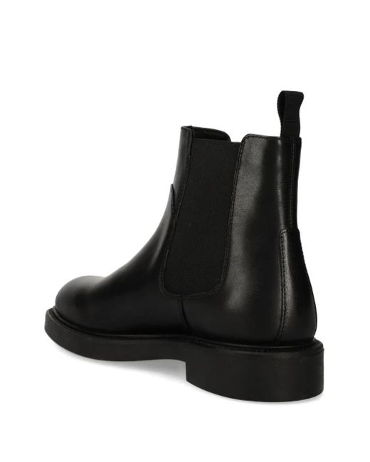 Vagabond Black Leather Ankle Boots