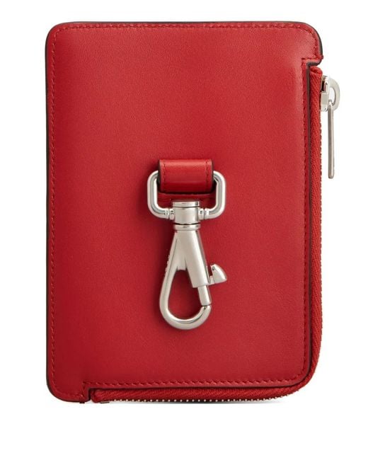 Tod's Red Leather Wallet