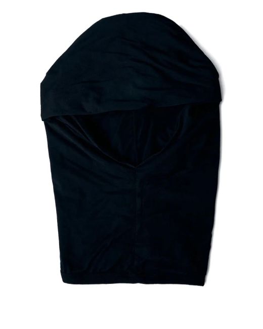 Rick Owens Blue Organic Cotton Balaclava for men