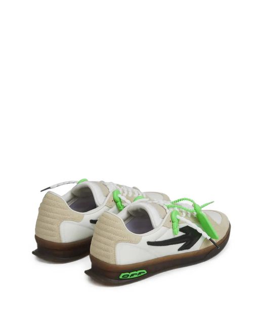 Off-White c/o Virgil Abloh Green Arrows-Patch Sneakers for men
