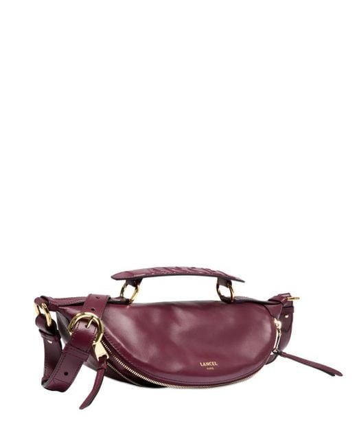 Mini Sac À Bandoulière Origami En Cuir Lancel en coloris Pink