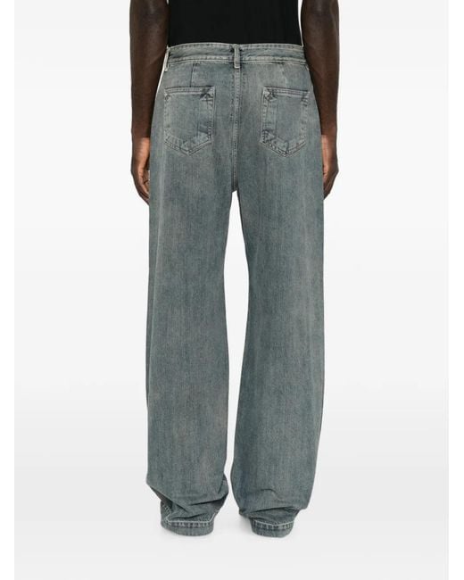 Rick Owens Gray Geth Belt-Loop Jeans for men