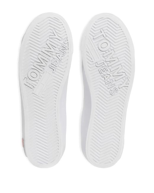 Tommy Hilfiger White Essential Badge Sneakers