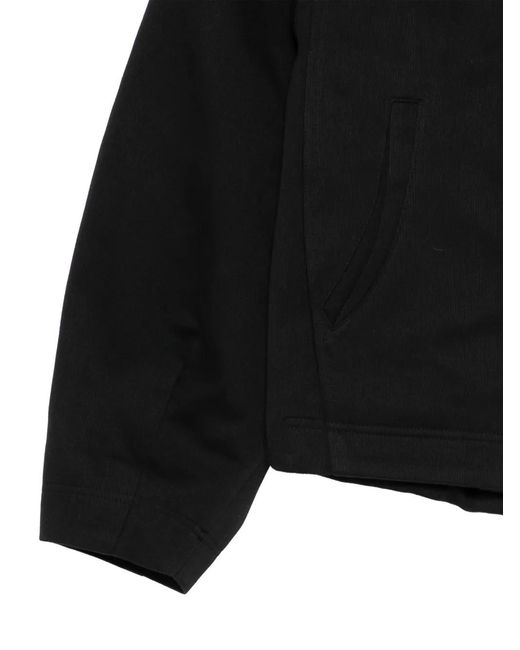 Adererror Black Buttoned Hooded Jacket for men