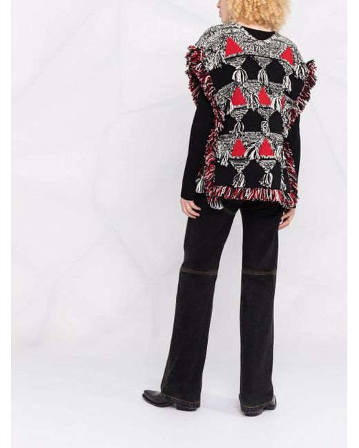 Etro Red Klassischer Pullover