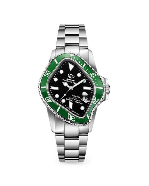 LAARVEE White Crash 40Mm Watch for men