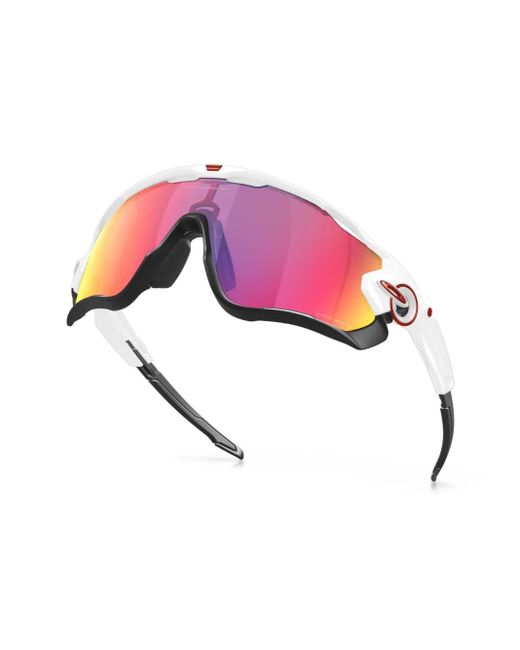 Oakley Pink Jawbreaker Shield-Frame Sunglasses for men