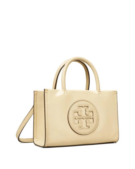 Tory Burch Natural Ella Bio Mini Tote Bag