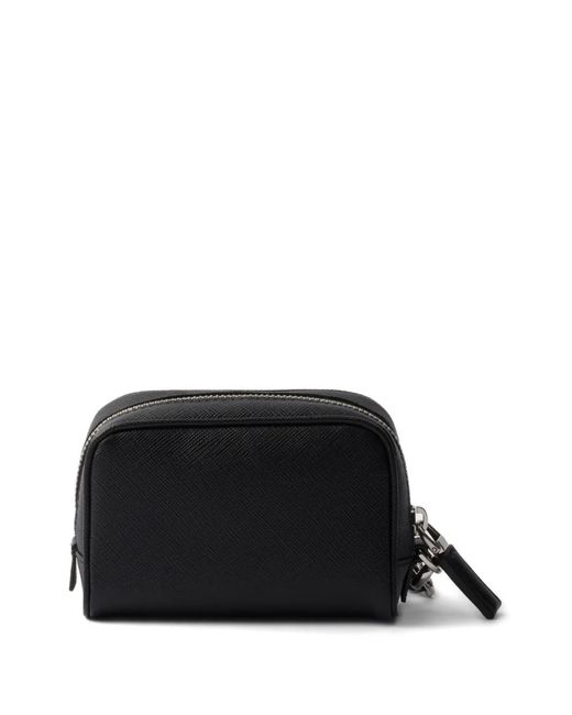 Prada Black Saffiano Pouch for men