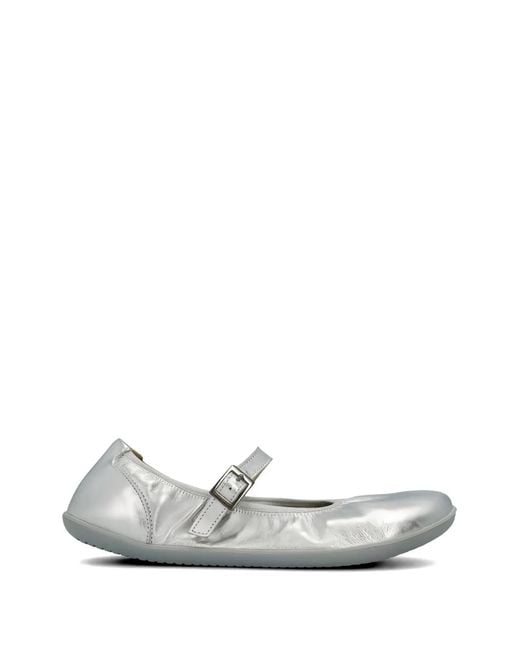 Groundies White Amber 2.0 Ballet Flats