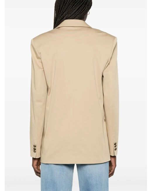 Etro Natural Notched Lapels Blazer