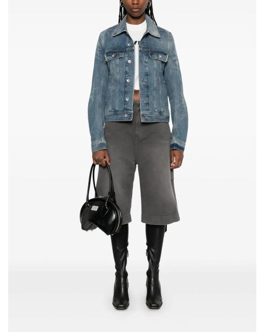 Rick Owens Blue Trucker
