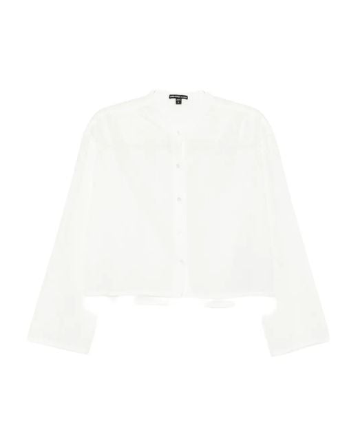 James Perse テクスチャード シャツ White