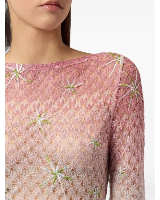 Missoni White Embroidered Beach Dress