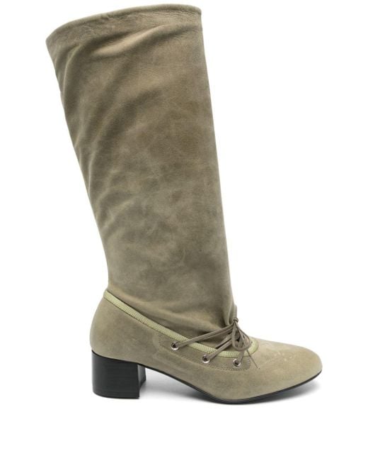 Paloma Wool Green 35Mm N02266 Tall Pina Boots