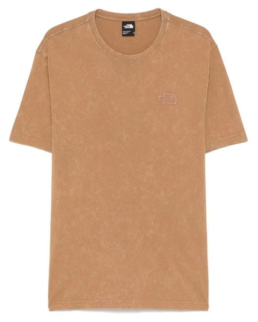 The North Face Natural Crewneck Logo T-Shirt for men