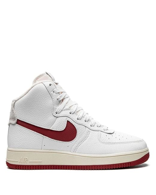 Nike White Air Force 1 High Sculpt /Gym" Sneakers