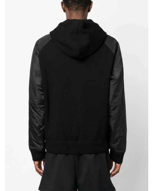 DSquared² Black Logo-Print Hooded Jacket for men