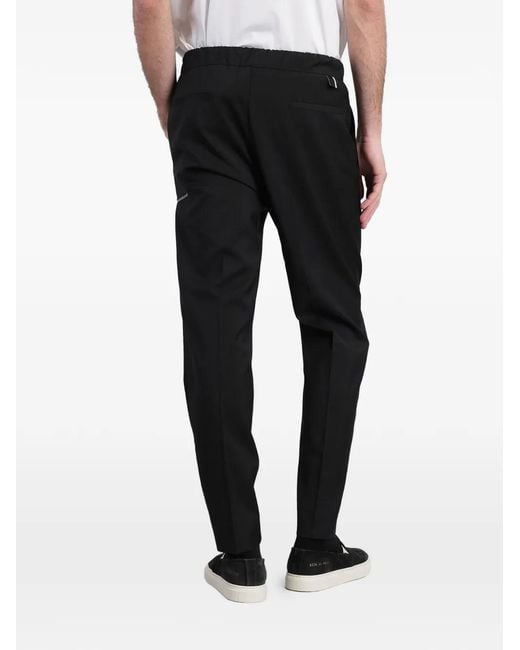 Low Brand Black Tokyo Zip-Pocket Trousers for men