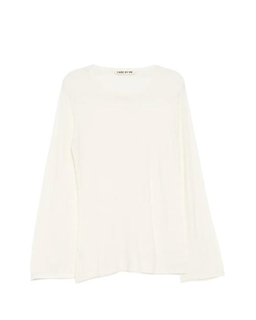 Care By Me White Flow Blouse