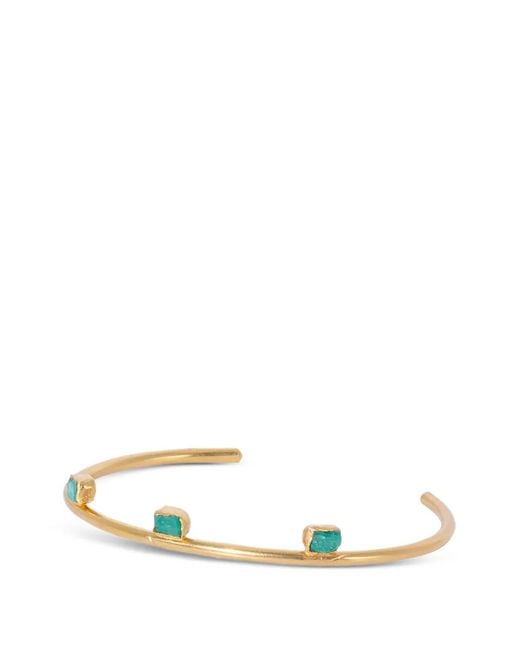 FENOMENA Metallic Gloom Emerald Bracelet