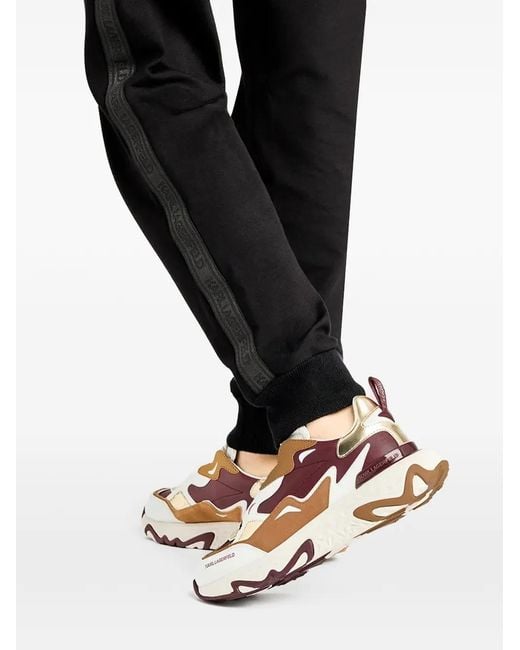 Karl Lagerfeld Brown Blaze Lace-Up Sneakers