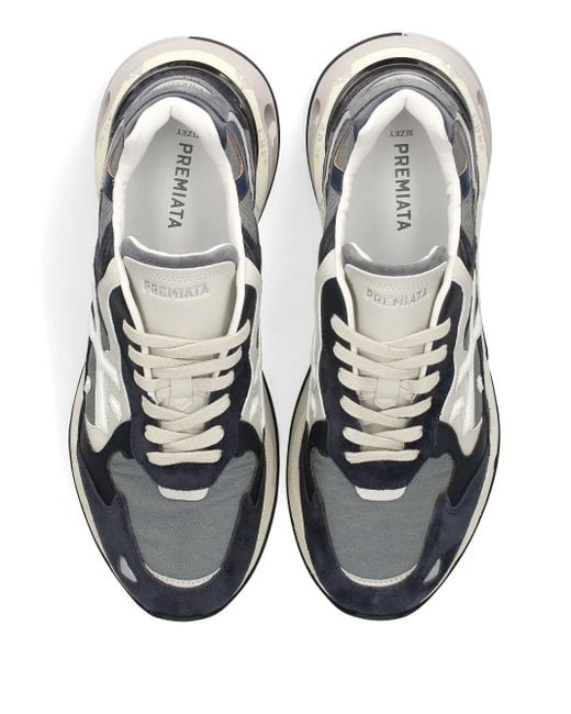 Premiata Blue Sharky Sneakers for men