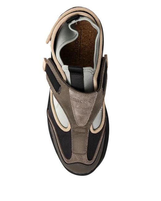 Suicoke Black Tred Sneakers for men