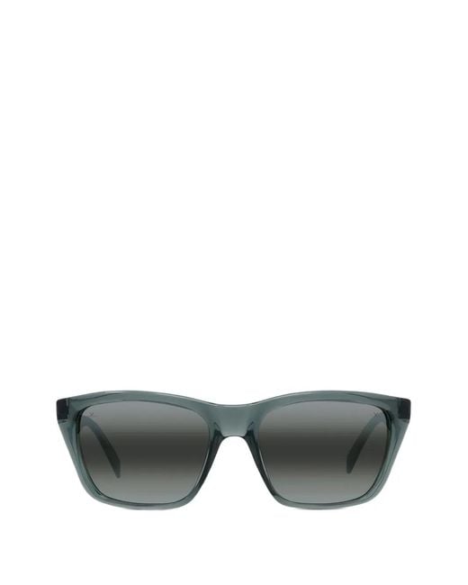 Vuarnet Gray Rectangle Frame Sunglasses for men