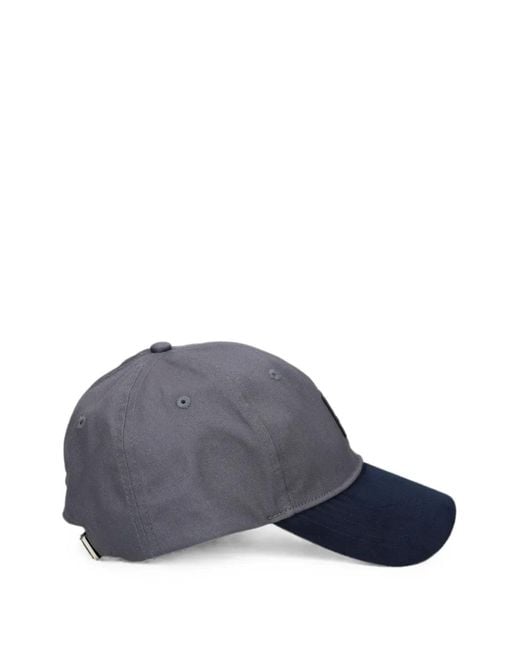 Calvin Klein Blue Logo-Patch Baseball Cap for men