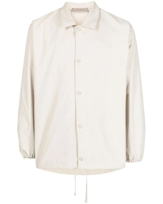Fear Of God White Coaches Track Jacket for men