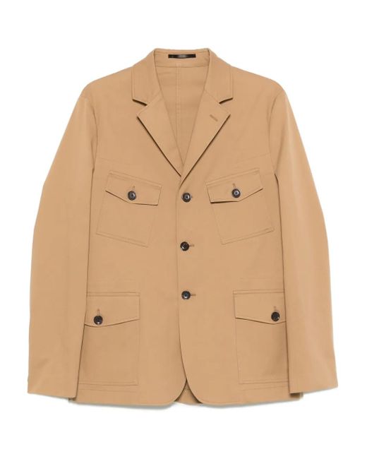 Paul Smith Blazer Met Enkele Rij Knopen in het Natural voor heren