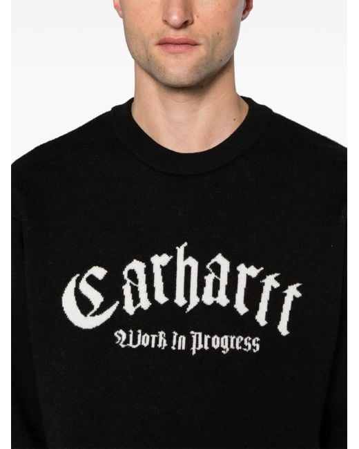 Carhartt Black Logo Nylon Sweater for men