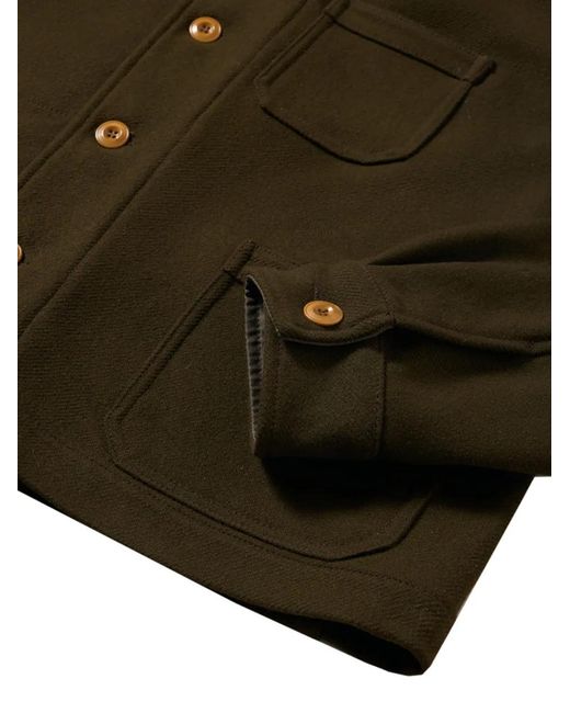 Fortela Green Seneca Patch-Pocket Jacket for men